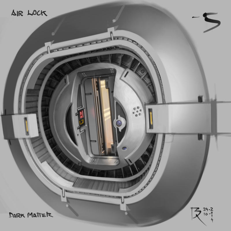 Illustration for article titled Exclusive Dark Matter Concept Art Is Loaded With Glorious Spaceships!